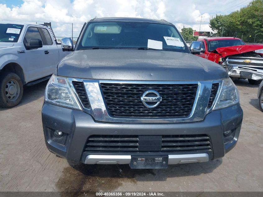 JN8AY2ND6J9054697 2018 Nissan Armada Sl