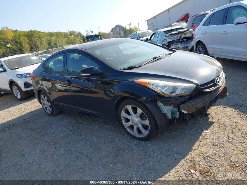 2013 Hyundai Elantra Limited VIN: 5NPDH4AE8DH370777 Lot: 40365365