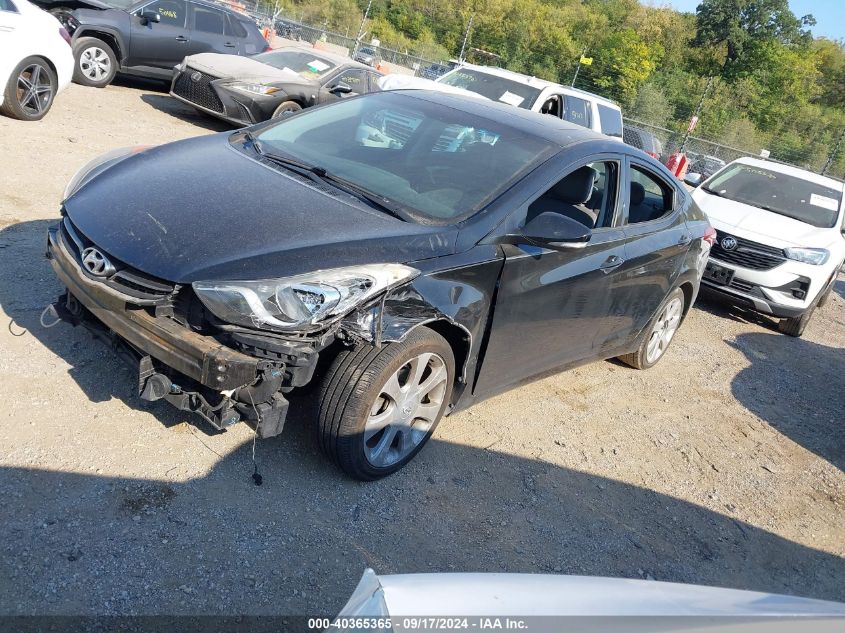 2013 Hyundai Elantra Limited VIN: 5NPDH4AE8DH370777 Lot: 40365365