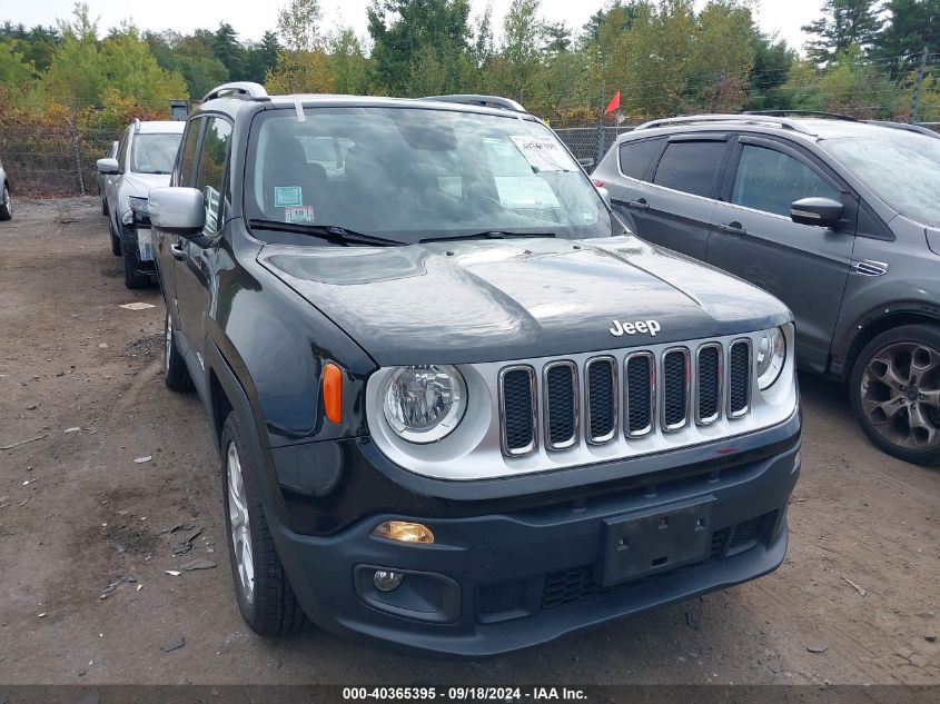 2016 Jeep Renegade Limited VIN: ZACCJBDTXGPC64941 Lot: 40365395