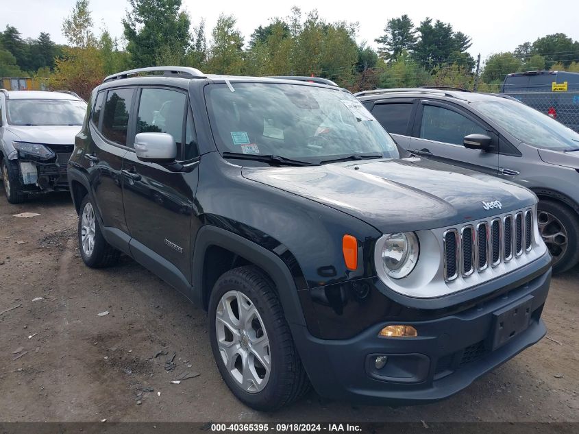 2016 Jeep Renegade Limited VIN: ZACCJBDTXGPC64941 Lot: 40365395