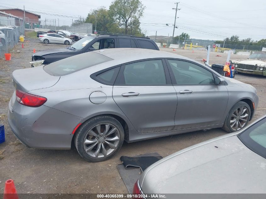 2015 Chrysler 200 S VIN: 1C3CCCBB9FN756785 Lot: 40365399