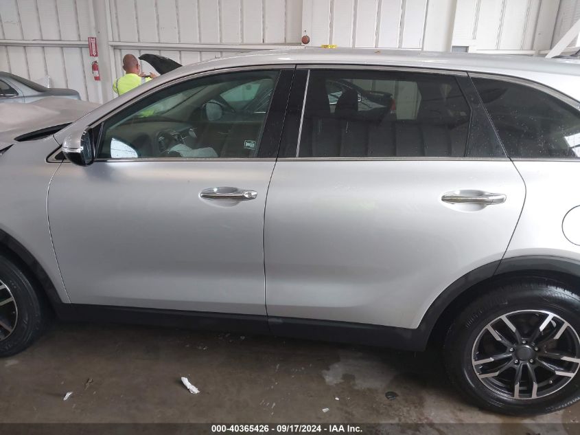 2019 Kia Sorento 2.4L L VIN: 5XYPG4A36KG578269 Lot: 40365426