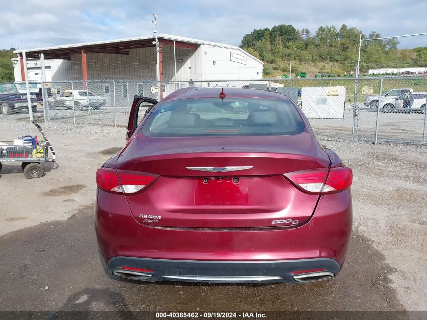 2015 Chrysler 200 C VIN: 1C3CCCEG1FN644277 Lot: 40365462