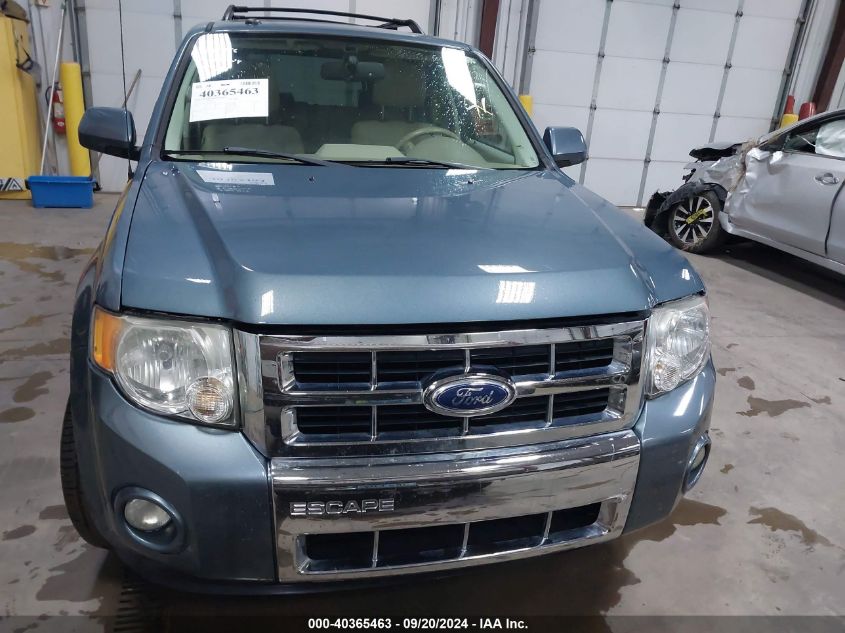 1FMCU0E74CKB75489 2012 Ford Escape Limited