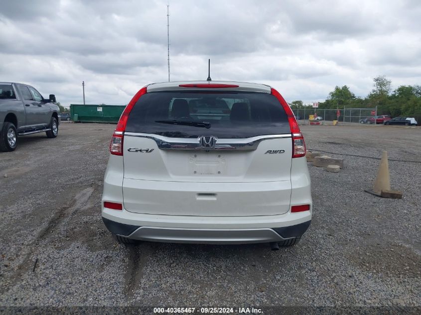 2015 Honda Cr-V Ex VIN: 5J6RM4H50FL038820 Lot: 40365467