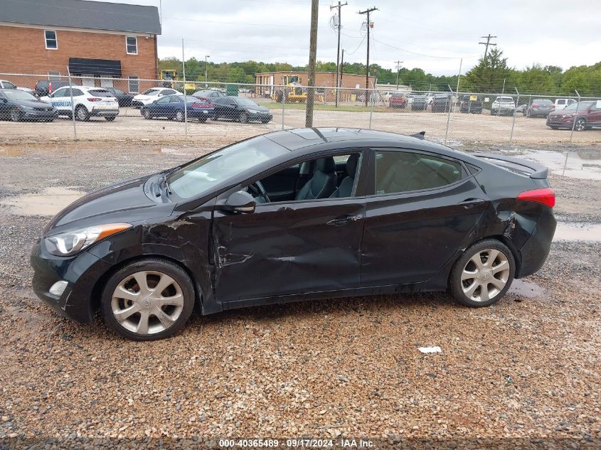 2013 Hyundai Elantra Limited VIN: KMHDH4AE7DU728890 Lot: 40365489