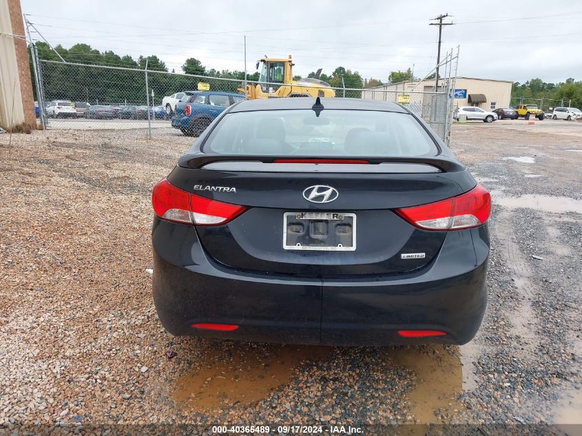 2013 Hyundai Elantra Limited VIN: KMHDH4AE7DU728890 Lot: 40365489