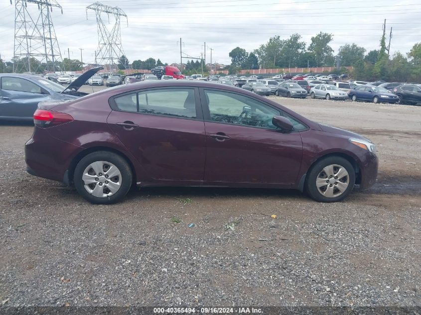 2017 Kia Forte Lx VIN: 3KPFK4A7XHE063021 Lot: 40365494