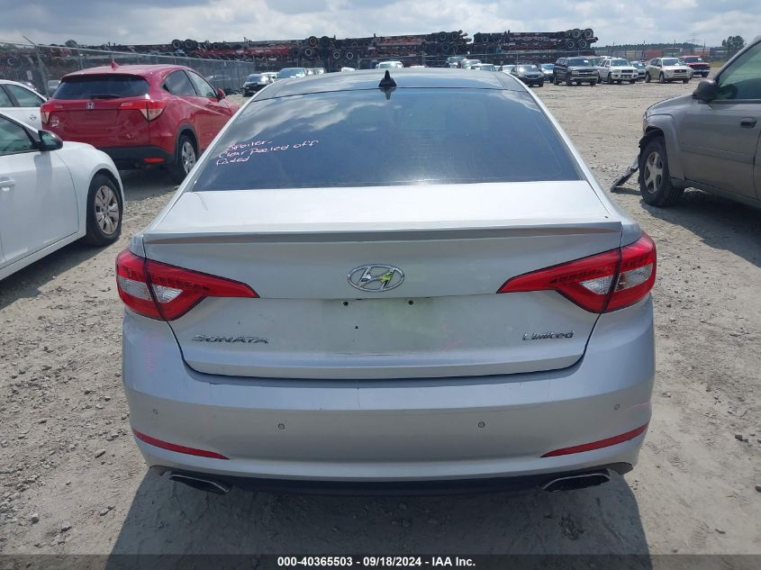 2015 HYUNDAI SONATA LIMITED - 5NPE34AF5FH045888