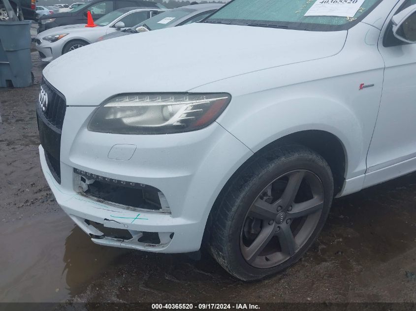 2015 Audi Q7 3.0T S Line Prestige VIN: WA1DGAFE5FD006460 Lot: 40365520