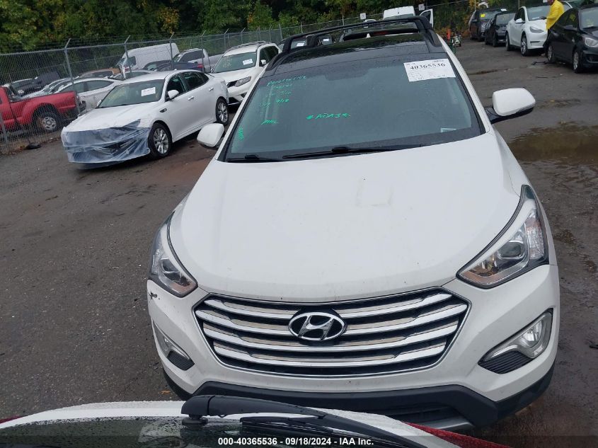 2016 Hyundai Santa Fe Limited VIN: KM8SRDHF6GU132516 Lot: 40365536