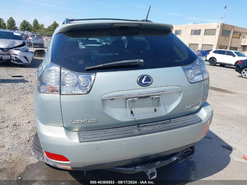 2008 Lexus Rx 400H VIN: JTJHW31U782067616 Lot: 40365553