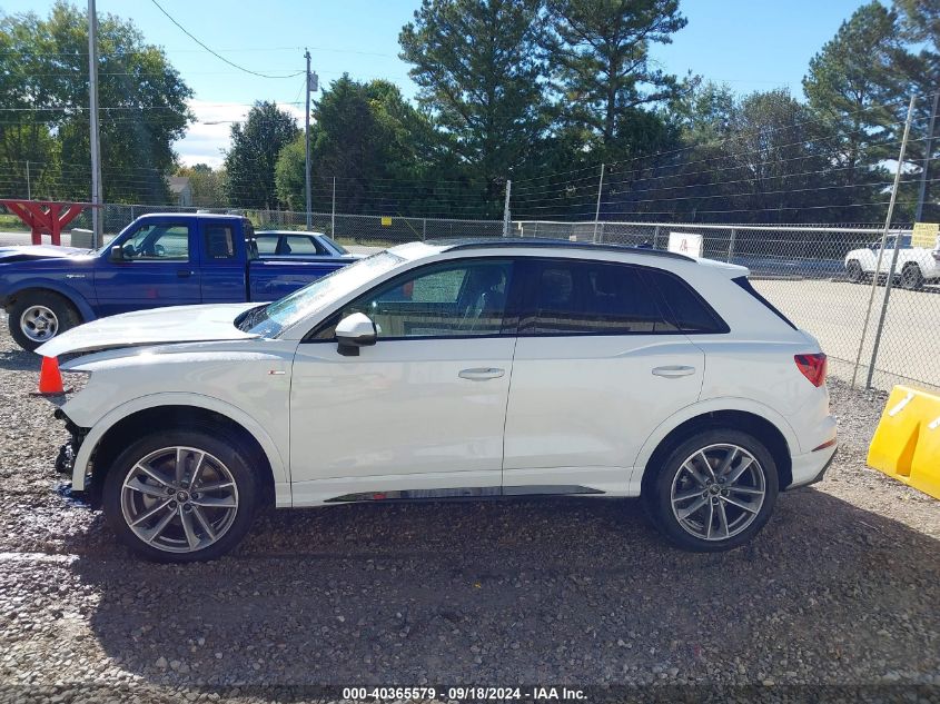 2023 Audi Q3 Premium 45 Tfsi S Line Quattro Tiptronic VIN: WA1DECF31P1031360 Lot: 40365579