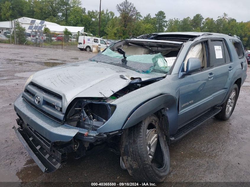 2005 Toyota 4Runner Limited V8 VIN: JTEBT17R850048486 Lot: 40365580