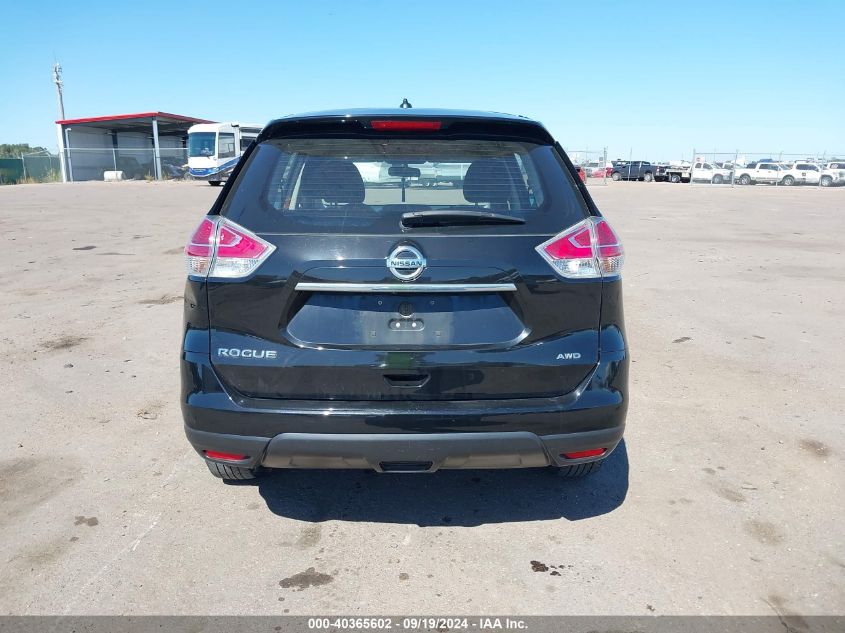 2016 Nissan Rogue S VIN: JN8AT2MV6GW143138 Lot: 40365602