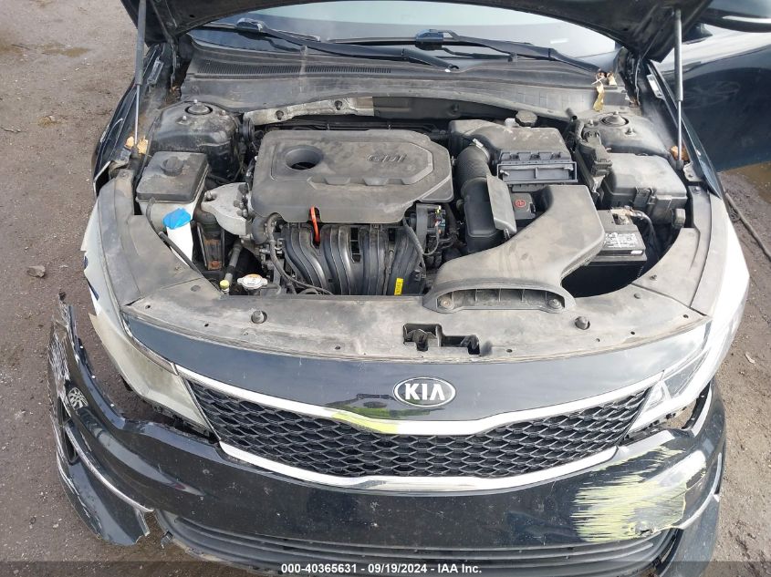 2016 Kia Optima Lx VIN: 5XXGT4L37GG026381 Lot: 40365631