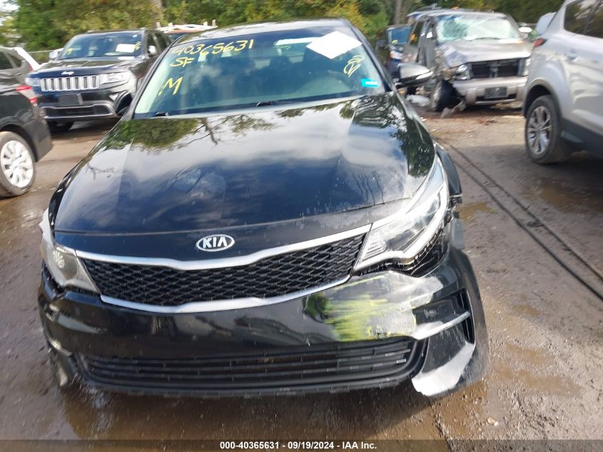 2016 Kia Optima Lx VIN: 5XXGT4L37GG026381 Lot: 40365631