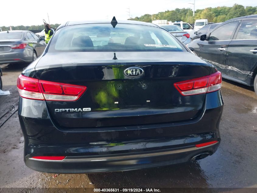 2016 Kia Optima Lx VIN: 5XXGT4L37GG026381 Lot: 40365631