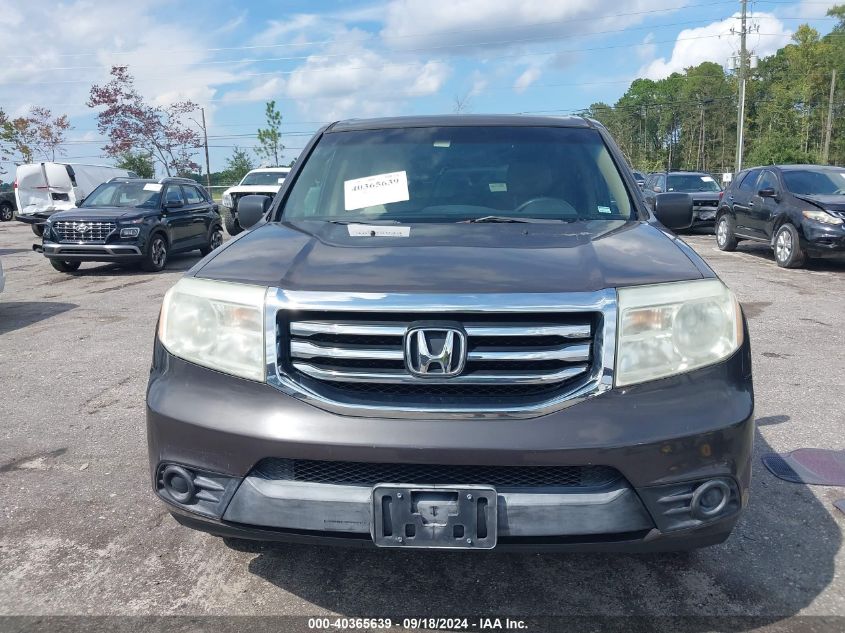 5FNYF3H21CB002208 2012 Honda Pilot Lx