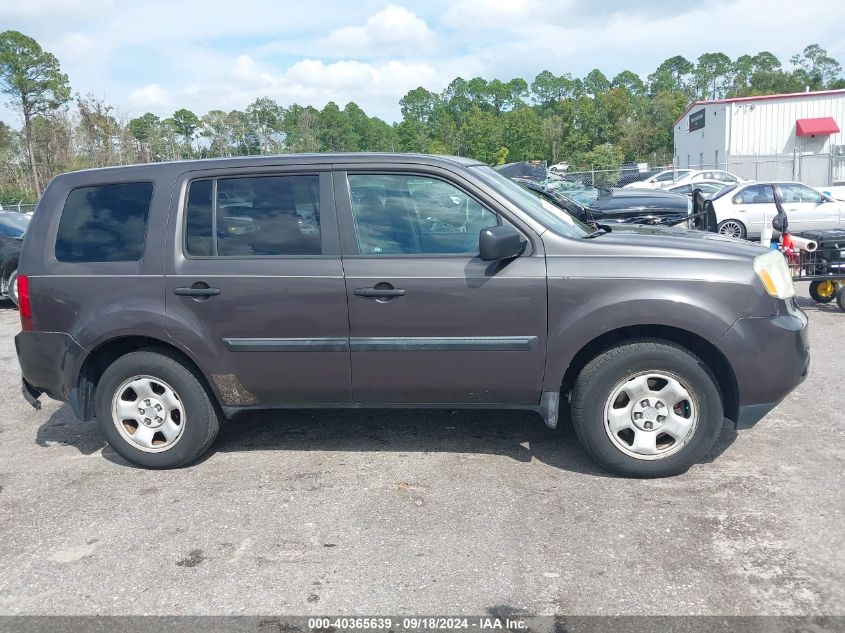 5FNYF3H21CB002208 2012 Honda Pilot Lx