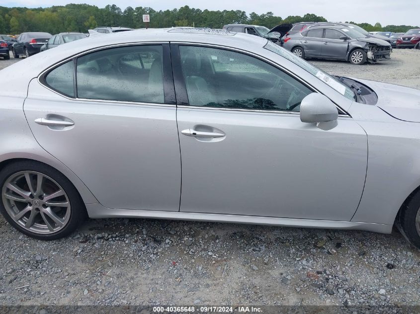 2008 Lexus Is 250 VIN: JTHBK262185067453 Lot: 40365648