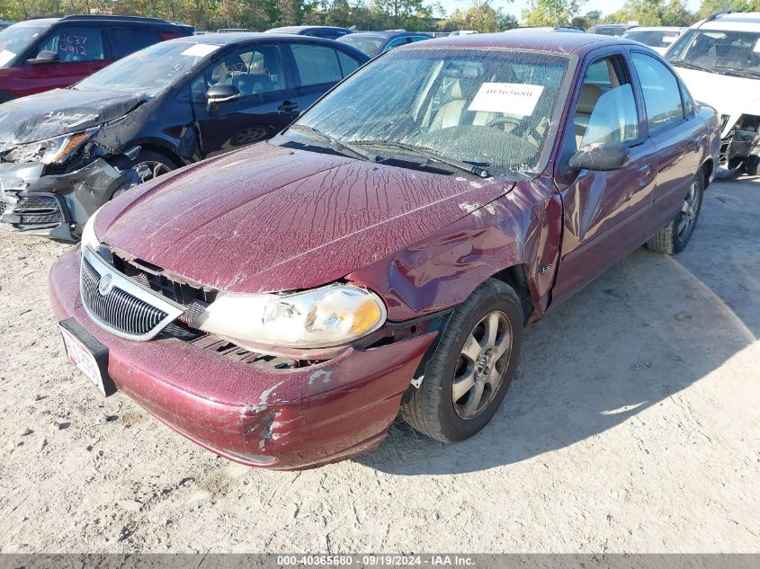 1999 Mercury Mystique Ls VIN: 1MEFM66L4XK633536 Lot: 40365680