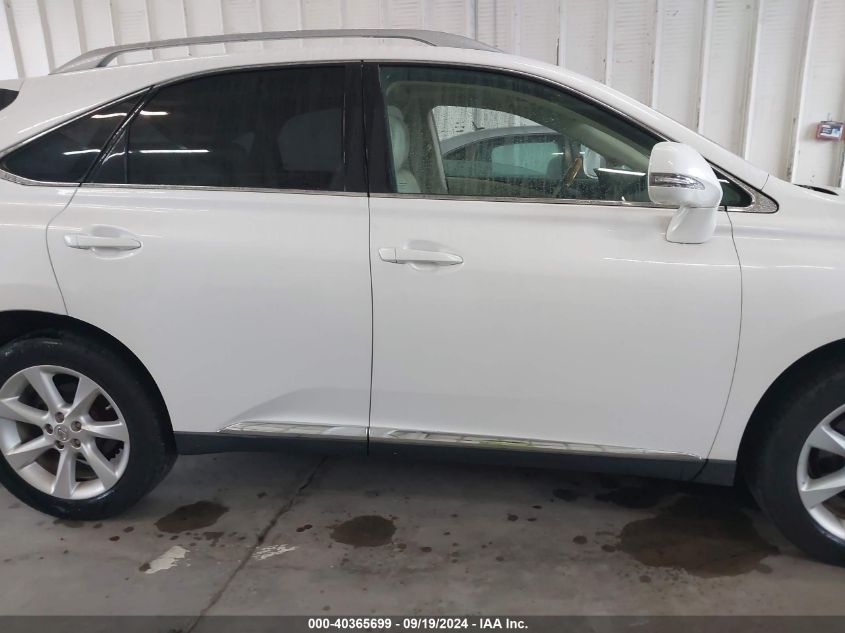 2010 Lexus Rx 350 VIN: 2T2ZK1BAXAC033829 Lot: 40365699