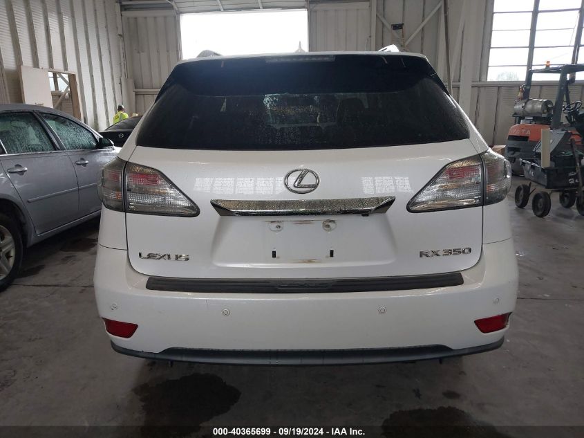 2010 Lexus Rx 350 VIN: 2T2ZK1BAXAC033829 Lot: 40365699