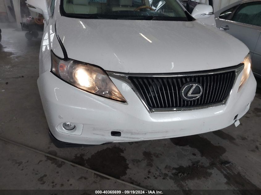 2010 Lexus Rx 350 VIN: 2T2ZK1BAXAC033829 Lot: 40365699