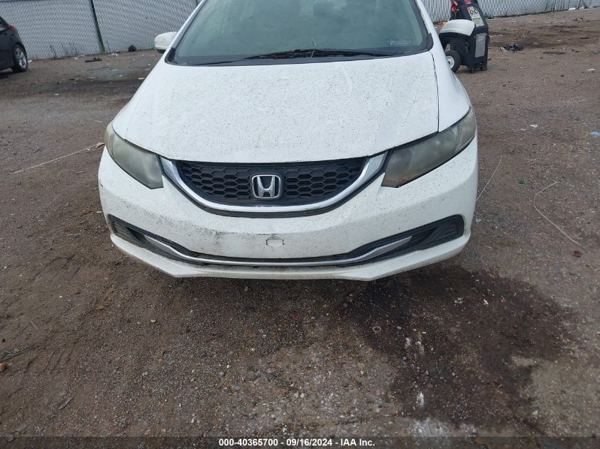 2014 Honda Civic Lx VIN: 19XFB2F51EE039021 Lot: 40365700