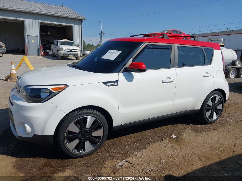 2019 Kia Soul + VIN: KNDJP3A50K7699362 Lot: 40365702