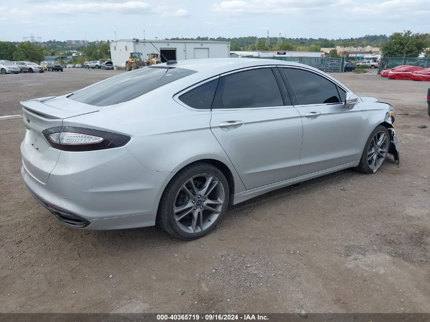 2015 FORD FUSION TITANIUM - 3FA6P0K97FR124444