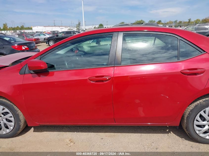 2017 Toyota Corolla Le VIN: 2T1BURHE4HC859417 Lot: 40365725