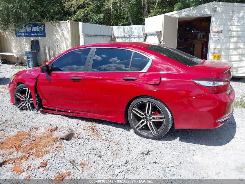 1HGCR2F57GA219139 2016 Honda Accord Sport