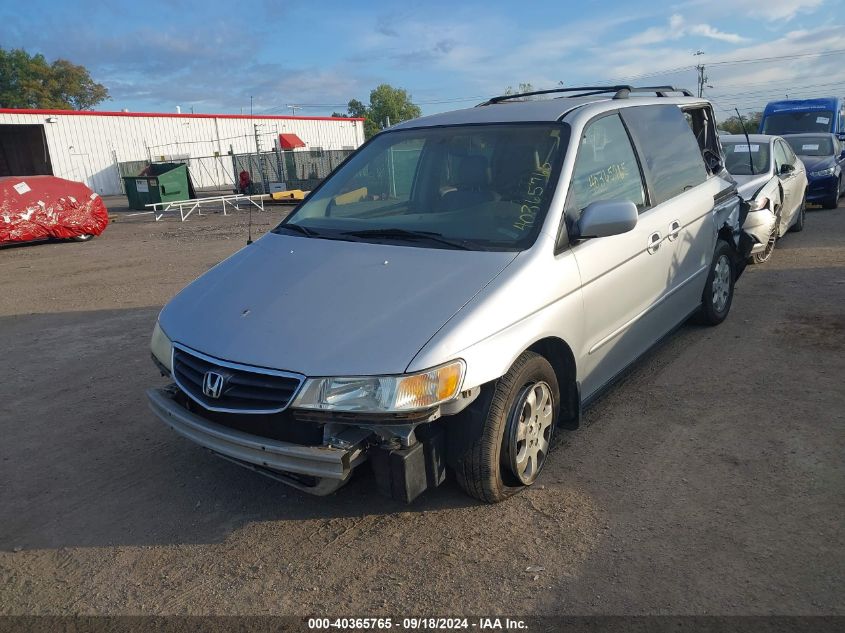 2003 Honda Odyssey Exl VIN: 5FNRL18973B007802 Lot: 40365765