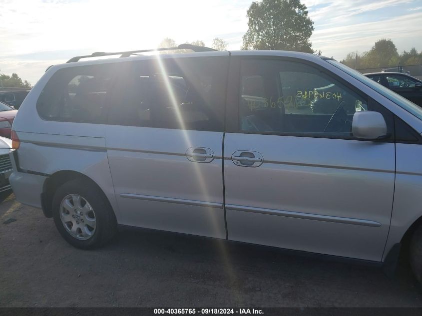 2003 Honda Odyssey Exl VIN: 5FNRL18973B007802 Lot: 40365765