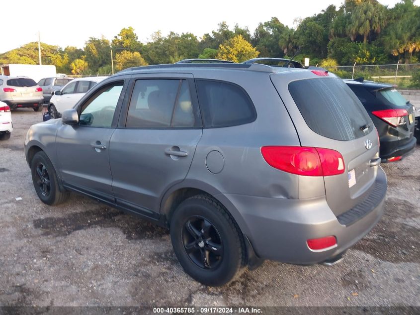 2007 Hyundai Santa Fe Gls VIN: 5NMSG13D27H012198 Lot: 40365785