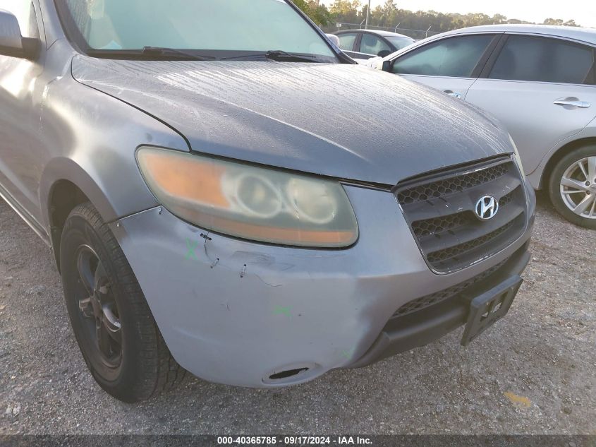 2007 Hyundai Santa Fe Gls VIN: 5NMSG13D27H012198 Lot: 40365785