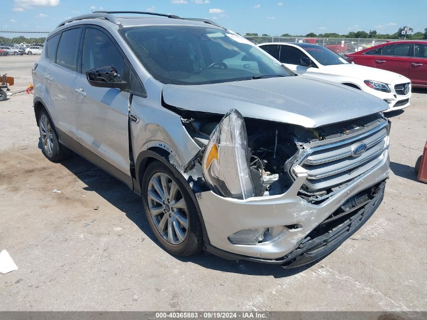 2017 FORD ESCAPE TITANIUM - 1FMCU0J95HUF06843