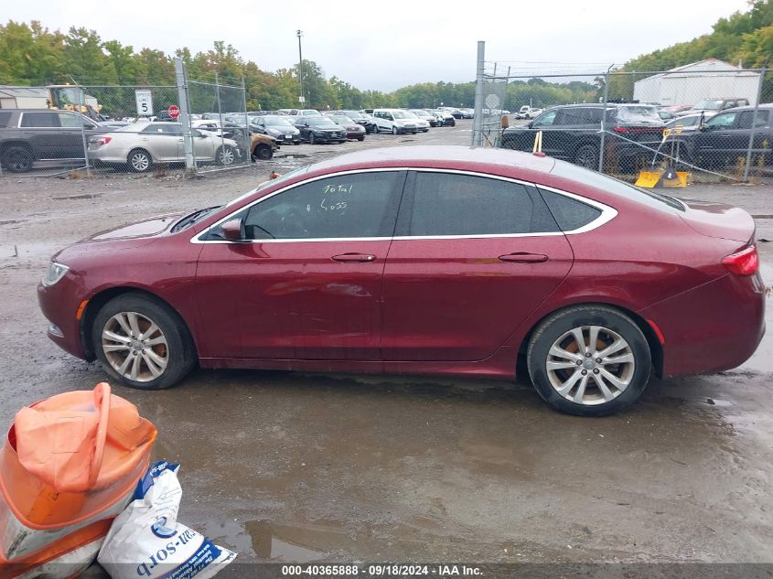 2016 Chrysler 200 Limited VIN: 1C3CCCAB8GN164393 Lot: 40365888