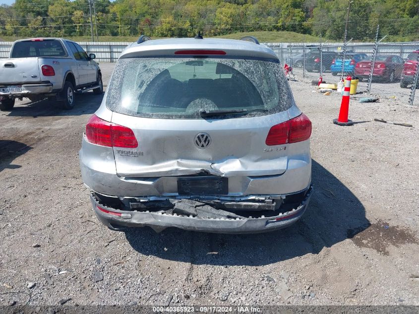 2015 Volkswagen Tiguan S VIN: WVGAV7AXXFW500811 Lot: 40365923