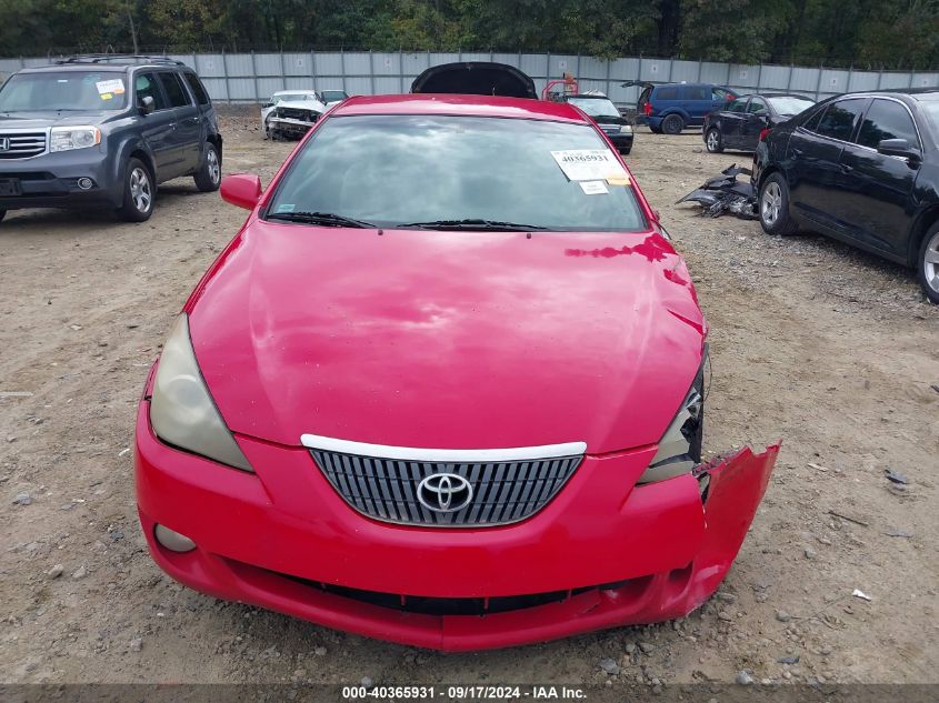 4T1CE38P86U677375 2006 Toyota Camry Solara Se