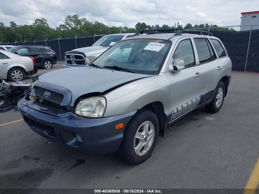 2003 Hyundai Santa Fe Gls/Lx VIN: KM8SC13D63U400304 Lot: 40365938