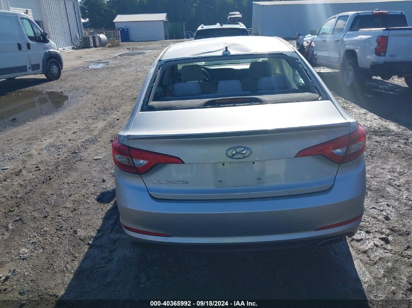 2015 Hyundai Sonata Se VIN: 5NPE24AF9FH207153 Lot: 40365992