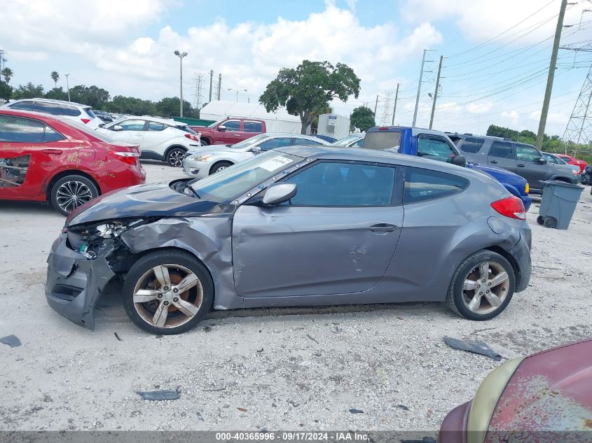 2015 Hyundai Veloster VIN: KMHTC6AD0FU237075 Lot: 40365996