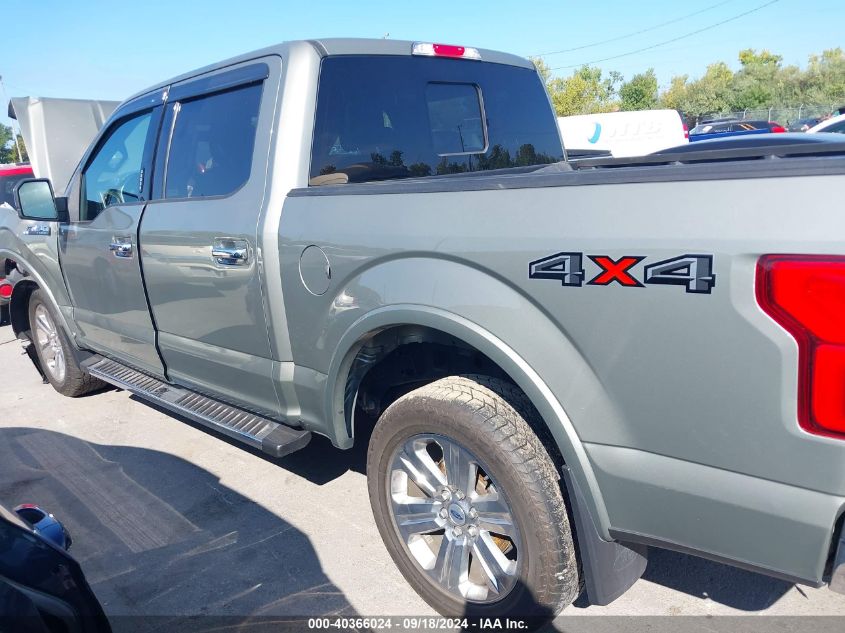 2019 Ford F-150 Lariat VIN: 1FTEW1E40KKE30883 Lot: 40366024