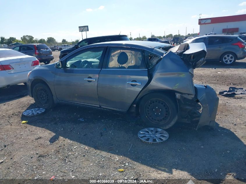 2015 Nissan Sentra S VIN: 3N1AB7AP8FY377387 Lot: 40366039