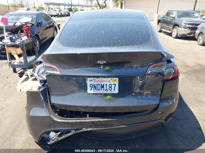 2024 Tesla Model Y Long Range Dual Motor All-Wheel Drive/Rwd VIN: 7SAYGDED8RF125511 Lot: 40366043