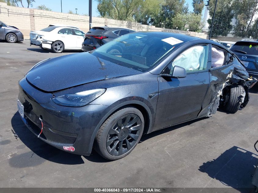 2024 TESLA MODEL Y LONG RANGE DUAL MOTOR ALL-WHEEL DRIVE/RWD - 7SAYGDED8RF125511